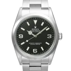 USED ROLEX EXPLORER 1 114270 BLACK CASE SIZE 36MM×36MM MEN'S WATCH #54495