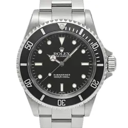 USED ROLEX SUBMARINER 14060 BLACK CASE SIZE 40MM×40MM MEN'S WATCH #53465