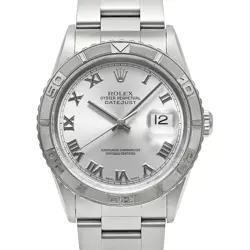 USED ROLEX DATEJUST 16264 SILVER CASE SIZE 36MM×36MM MEN'S WATCH #54295