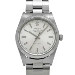 USED ROLEX AIR KING 14000M SILVER CASE SIZE 34×34MM MEN'S WATCH #52125