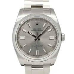 USED ROLEX OYSTER PERPETUAL 116000 GRAY MEN'S WATCH #53125