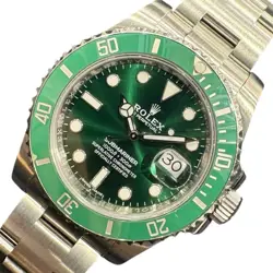 USED ROLEX SUBMARINER 116610LV GREEN CASE SIZE 40 MM MEN'S WATCH #5265