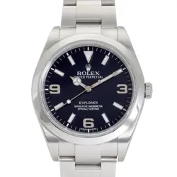 USED ROLEX 214270 BLACK MEN'S WATCH #51345