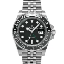 USED ROLEX GMT MASTER II 126710GRNR BLACK CASE SIZE 40×40MM MEN'S WATCH #5145