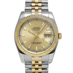 USED ROLEX DATEJUST 116233 CASE SIZE 36×36MM MEN'S WATCH #52345