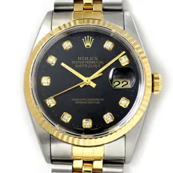 ROLEX DATEJUST 16233G W MEN'S WATCH FROM JAPAN G0505