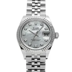USED ROLEX LADY DATEJUST 28 279174NG WHITE LADIES WATCH #5125