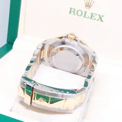 Rolex 40mm 18K Half Yellow Gold Blue Dial Submariner Date REF: 16613