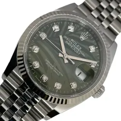 ROLEX  DATEJUST 36 PALM MOTIF RANDOM SERIAL 126234G K18WG/SS AUTOMATIC WATCH R45