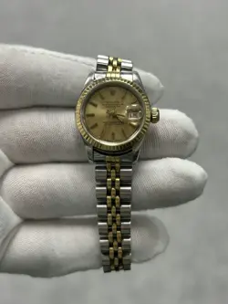 ROLEX DATEJUST 69173 LADY WATCH STEEL & 18K YELLOW GOLD JUBILEE BRACELET
