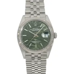 ROLEX  DATEJUST 36 126234 PALM MOTIF WATCH R45_0505