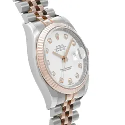Rolex Datejust 116231G Number D 2006 Manufactured White Diamond Watch Wristwa-Br