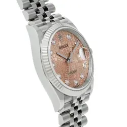 Rolex Datejust 36 126234G Random Serial Rose Color Computer Diamond Watch Wri-Zc