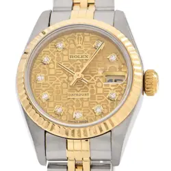 USED ROLEX DATEJUST A NUMBER (AROUND 1998-1999) 69173G LADIES WATCH #54155