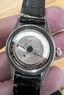 Rolex Rare Steel Gold Bubbleback ref. 5006 (4857?) Working For Parts or Resto
