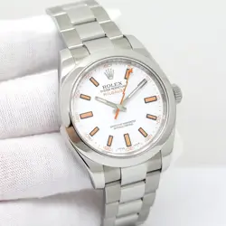 ROLEX 116400 MILGAUSS WITH WHITE DIAL