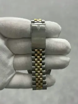 ROLEX DATEJUST 16013 CHAMPAGNE DIAL TWO TONE STEEL & YELLOW GOLD JUBILEE