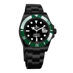 ROLEX 126610LV SUBMARINER STEALTH STARBUCKS KERMIT BESPOKE 41MM GREEN CERACHROM