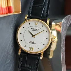 ROLEX CELLINI REF. 5115 18K YELLOW GOLD 32 MM MANUAL WIND C. 2001