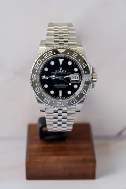 ROLEX 126710GRNR GMT-MASTER II BRUCE WAYNE STEEL CERAMIC BLACK DIAL JUBILEE 2025