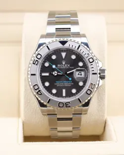 2025 NEW ROLEX YACHT-MASTER 40 RHODIUM SLATE DIAL 126622 PLATINUM BEZEL