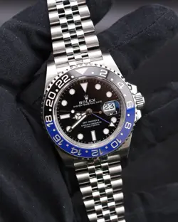 NEW 2025 FACTORY STICKERS ROLEX GMT-MASTER II BATGIRL BATMAN JUBILEE 126710BLNR