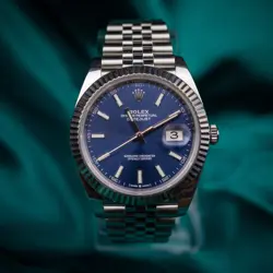 ROLEX DATEJUST 126334 SILVER JUBILEE BRACELET WITH WHITE GOLD BEZEL