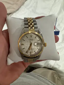 ROLEX DATEJUST 1601 TWO TONE GOLD