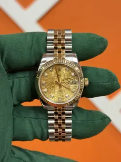 ROLEX DATEJUST 31MM 178273 | FACTORY CHAMPAGNE ANNIVERSARY DIAMOND DIAL Z SERIAL
