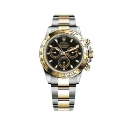 ROLEX DAYTONA 116503 YELLOW GOLD STAINLESS STEEL BLACK DIAL (2019)