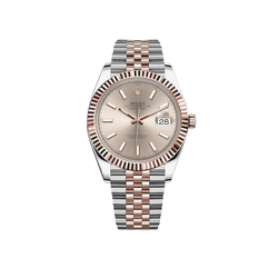 ROLEX DATEJUST 126331 ROSE GOLD STAINLESS STEEL SUNDUST DIAL JUBILEE (2024)