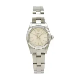 ROLEX OYSTER PERPETUAL SILVER DIAL SS WOMEN AT AUTOMATIC WATCH NO. A 76080
