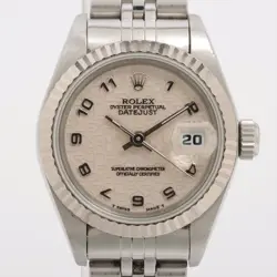 ROLEX DATEJUST 69174 SS×WG SS AT WHITE-HOLICON-FACE 2 EXTRA LINKS