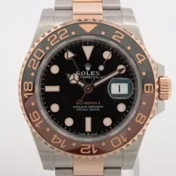 ROLEX GMT MASTER II 126711CHNR SS×PG SS×PG AT BLACK DIAL 4 EXTRA LINKS