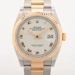 ROLEX DATEJUST 126233 SS×YG SS×YG AT WHITE DIAL OYSTER BRACELET