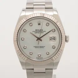 ROLEX DATEJUST 126334NG SS×WG SS AT SHELL-FACE 1 EXTRA LINK
