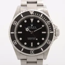 ROLEX SUBMARINER 14060 SS SS AT BLACK DIAL
