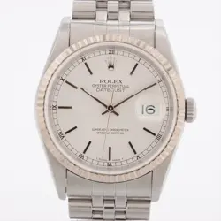 ROLEX DATEJUST 16234 SS×WG SS AT SILVER-FACE
