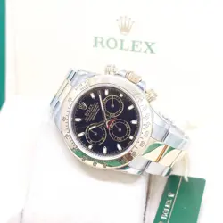 ROLEX 40MM BLACK INDEXES 2 TONE DAYTONA REF: 116523 (2014)