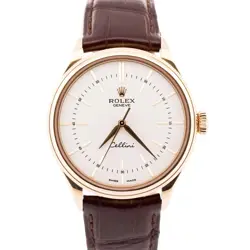 WHITE LEATHER AUTOMATIC