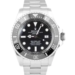PAPERS ROLEX SEA-DWELLER DEEPSEA 126660 BLACK STAINLESS STEEL DIVE 44MM BOX