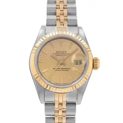 ROLEX DATEJUST 26 69173 CHAMPAGNE STEEL YELLOW GOLDJUBILEE LADIES WATCH