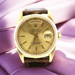 ROLEX DAY-DATE 36MM PRESIDENT CHAMPAGNE - 18248 - DOUBLE QUICK - 18238