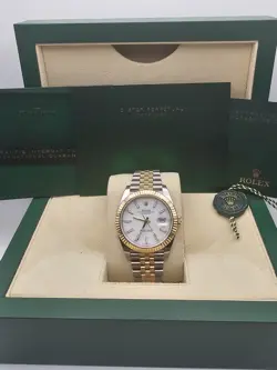 WHITE DIAL YELLOW