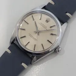 MENS ROLEX OYSTER PERPETUAL REF 1002 34MM AUTOMATIC VINTAGE 1960S SWISS RA461B