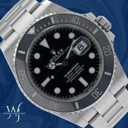 Rolex Submariner Steel Black Dial & Insert Oyster Band Watch 126610LN w/ Card
