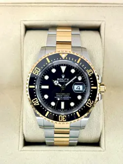 2019 ROLEX SEA-DWELLER 43MM 126603 TWO-TONE BLACK DIAL