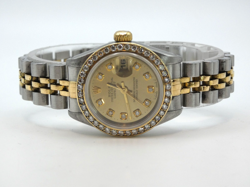 ROLEX DATEJUST  26MM 69173 DIAMOND DIAL TWO TONE JUBILEE BRACELET