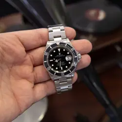 ROLEX 16610 SUBMARINER U SERIAL 40MM STAINLESS STEEL WATCH
