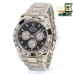 ROLEX DAYTONA “BABY LEMANS” 126509 40MM BLACK 18K WG BOX PAPERS